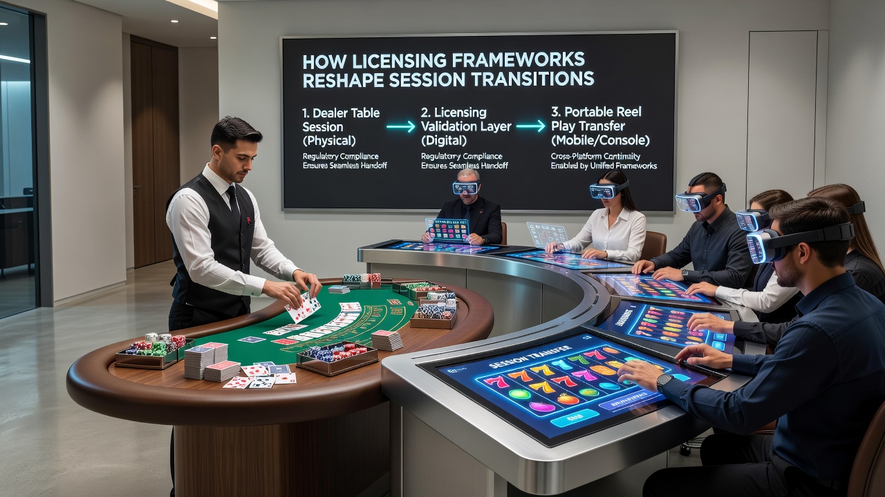 Technische Integration von Live- und mobilen Spielformaten unter Lizenzvorgaben