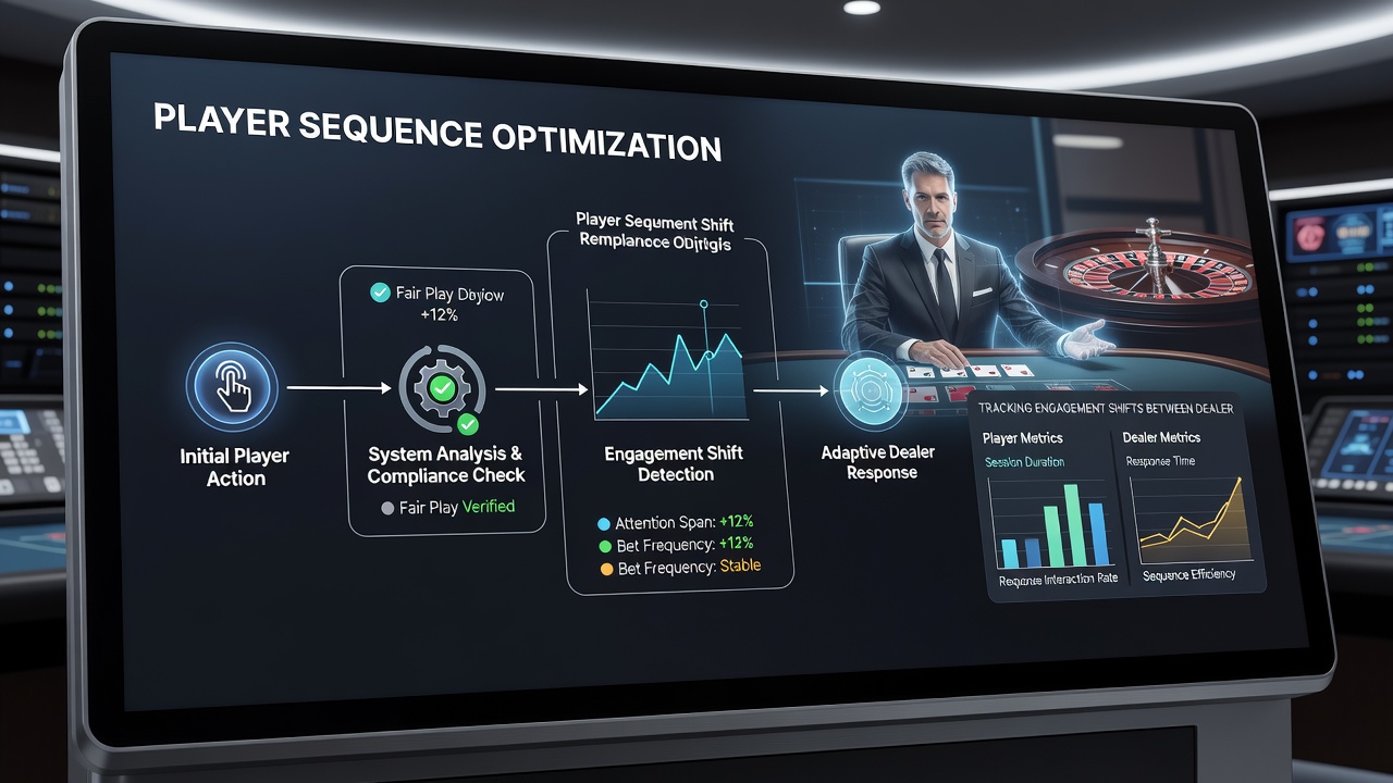 Diagramme und Heatmaps zu Engagement-Verschiebungen zwischen Dealer-Tischen und Reel-Systemen basierend auf aktuellen Tracking-Daten